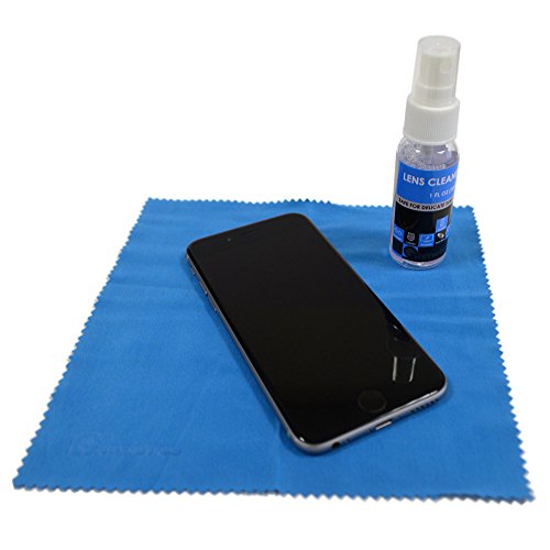 Garnetics Screen Cleaner Kit - 2 PACK - Safe for all surfaces - LCD, LED, TVs, iPads, Eyeglasses, Phones, Cameras - includes 2 kits (1oz Lens Cleaner Spray bottle + 1 Premium Microfiber cloth)