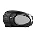 Ematic CD Boom Box with Bluetooth Audio and Speakerphone, Black