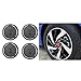 NCElec 50.5mm Car Wheel Center Hub Caps Cover 4pcs