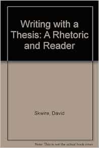 Thesis for rhetorical essay image