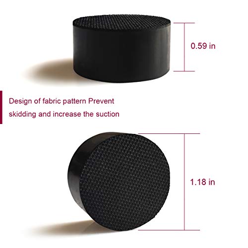 Magarz 20 Pack Natural Rubber Flower Pot Feet Invisible Flower Pot Mat