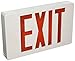 Ciata Led Emergency Exit Sign with Battery Backup - Emergency Fire Exit Lights, Light up Exit Sign, Lighted Exit Signs, Exit Signs for Business, Neon Exit Light, Single and Double-Sided, Red, 1 Pack
