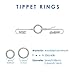 SF Lightweight Tippet Rings Fly Fishing Trout Fishing Line Tippet Leaders Connectors 2mm 25LB 2.5mm 40LB