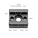 Cold Shoe Mount Adapter Cold Shoe Bracket Standard Shoe Type with 1/4