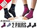 Thirty48 Plantar Fasciitis Socks, 20-30 mmHg Foot Compression Sleeves for Ankle/Heel Support, Increase Blood Circulation, Relieve Arch Pain, Reduce Foot Swelling (Black & Pink (2 Pairs), Small)