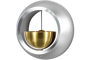 MEOWLIAN Sliver Shopkeepers Doorbell Chimes for Door Opening - Doorbell Decorative Bells for Business - Unique Ornaments and Hanging Decoration for Enty, Fridge Sticker & Barn Wood Door - Creative Gift