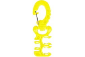Scuba Diving Hose Holder Clip With 3 Hole Quick Release For BCD Regulators, Enables Secure And Stable Attachment Of For Secon