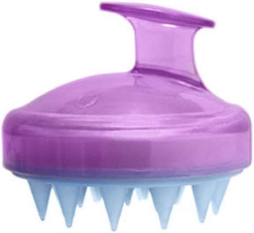 BEARCOLO Scalp Massage Brush, Silicone Head Body Shampoo Comb Spa Slimming Massage Brush Shower Bath Brush