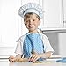 JaxoJoy Complete Kids Cooking and Baking Set - 11 Pcs Includes Apron for Little Boys, Chef Hat, Mitt & Utensil for Toddler Dress Up Chef Costume Career Role Play for 3 Year Old Boys and