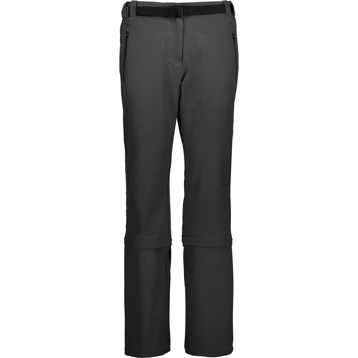 CMP - Woman Long Pant Zip Off, Anthracite, C23