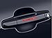 TRD DOOR HANDLE DECALS Toyota racing development Decals (RED X 2 DECALS)