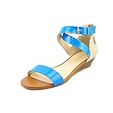 Enzo Angiolini Keddy Womens Open Toe Wedge Sandals Shoes
