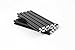 MakerBeam XL Black Anodized Beams 150x15x15mm (103150) 4 Pieces x 2