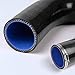Silicone Radiator Coolant Hose Kit Clamps For MAZDA RX-8 RX8 1.3L SE3P 13B-MSP R2 2003 2004 2005 2006 2007 2008 Black