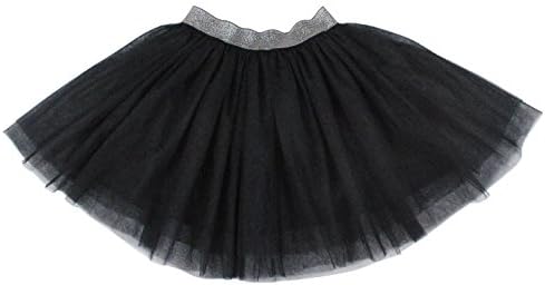 Girls Tutu Skirt, Summer Tulle Skirt Pure Color Layered Dress up Soft Lining 100% Cotton 2-12T