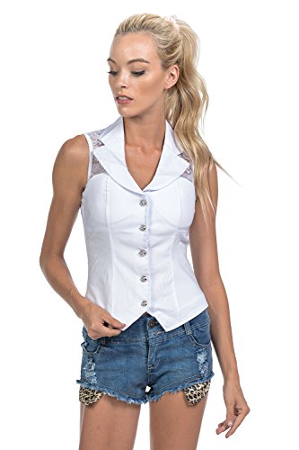 Lydia usa sexy rhinestone button spandex sleeveless col…