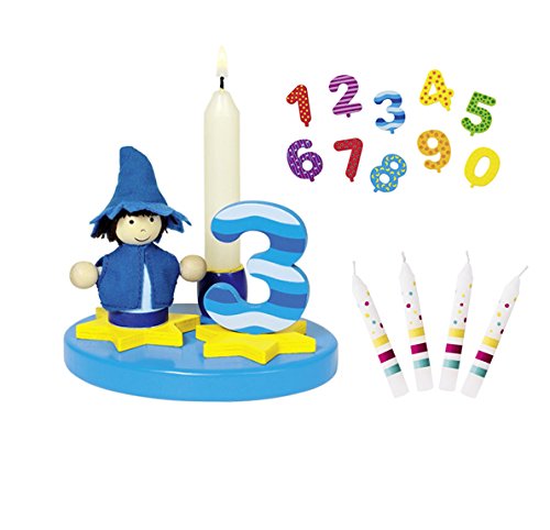 Goki Birthday Girl Little Boy Birthday Man Numbers 1-9+0 10 Candles Susibelle - The LuLuGoS