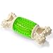 Fluffy Paws Squeaky Rubber Dog Toy - Durable Squeaky Bone-Shaped Puppy Toy, Rubber Dental Chew Toy for Small and Medium Dog Puppy - 5.6