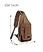 Canvas Chest Pack Crossbody Bag Classic Fashion Vintage Canvas Casual Chest Bag Rucksack Hold Iphone, Ipad and Samsung