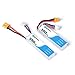 BETAFPV 2pcs 350mAh 2S Lipo Battery 35C/70C 7.4V with XT30 20AWG Silicone Wire for 2S Whoop Drone Beta75X Brushless Drone