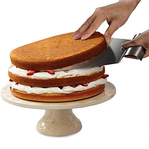 Cake Server, ronde pizza peel Bakers Paddle - RVS taartschep pizza paddle Peel Anti-cake bewegende plaat bakken… - Afbeelding 8