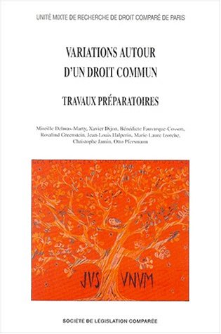 Variations autour d'un droit commun