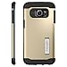 Spigen Slim Armor Galaxy S6 Edge Plus Case with Kickstand and Air Cushion Technology and Hybrid Drop Protection for Galaxy S6 Edge Plus 2015 - Champagne Gold