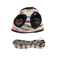 SITENG Small Dog Harness and Leash Set - Adjustable Soft Mesh Dog Harness Vest - Breathable and Lightweight - Suitable for Puppy Small Medium Dog and Cats