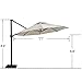 Abba Patio Outdoor Patio Umbrella with Tilt and Crank Lift, 11Feet, 11', Khaki
