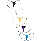 COMLIFE Mens Nylon Low Waist Spaghetti Strap Thongs Underwear Jockstraps Undies