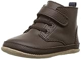 Robeez Boys' Nick Boot Crib Shoe, Nick Espresso, 12-18 Months M US Infant
