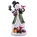Valery Madelyn 12 Inch Polyresin Christmas Snowman Figurines Decoration with LED Lights, Themed with Classic Collection Splendor Christmas Ornaments