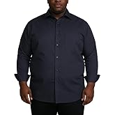 Sedyrak Mens Big and Tall Dress Shirts Button Down Shirts Long Sleeve Shirt from Size S to 6XL(T)