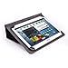 DigiLand 10.1 Inch Tablet Case - Fits Model# DL1010Q - UniGrip 10 Edition Folio Case - BLACK - By Cush Cases