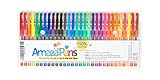 MAXI Gel Pens for Passion Planner, Bullet Journal, Coloring Books for Adults - 30 Rare, Unique, Bold Colored Pens that POP - Archival Quality. 150% More Ink - Create 2.5X's More Art