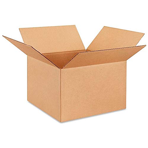 IDL Packaging B121285 Small Corrugated Shipping Boxes 12"L x 12"W x