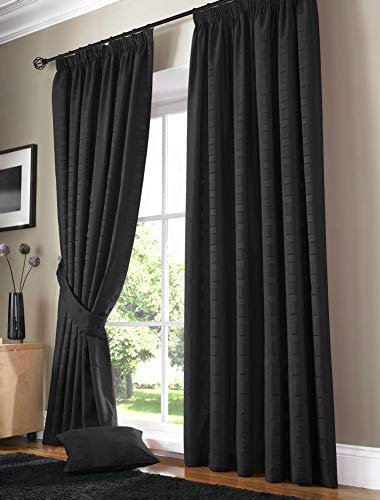 Value Pack of Sheffield Home, AMG, and Enchante Accessories, Round Cage Curtain Rod, 42 to 120-Inch, 4 Pack, Matte Black