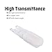 Vlio G9 LED Capsule Bulb Dimmable 5W Energy Saving Bulbs 5800-6500K Cool white LED Lamps AC110V 360 Degree Beam Angle(Pack of 10)