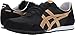 Onitsuka Tiger Mens Serrano Black Gold Sneaker - 10