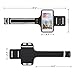 Sports Running Armband Case Works with iPhone 8 Plus/ 7 Plus/ 6S Plus/ 6 Plus/X 8 7 6S 6, Eaxxfly Fingerprint Touch Supported Phone Arm Band Reflecte Velcro Card Key Hold