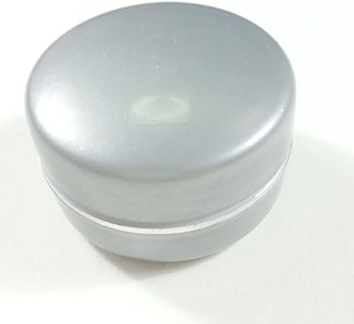 Perfectos Pack of 6 Luxury Makeup 5 Ml Plastic Empty Container Cosmetic Silver