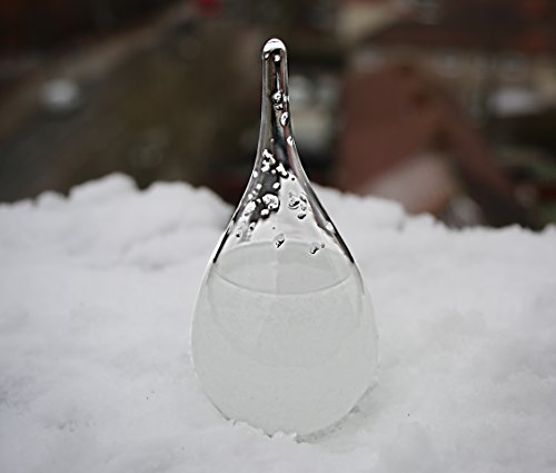 image for Sorrelo Weather Predicting Storm Glass Set-Elegant Weather Tear Drop S