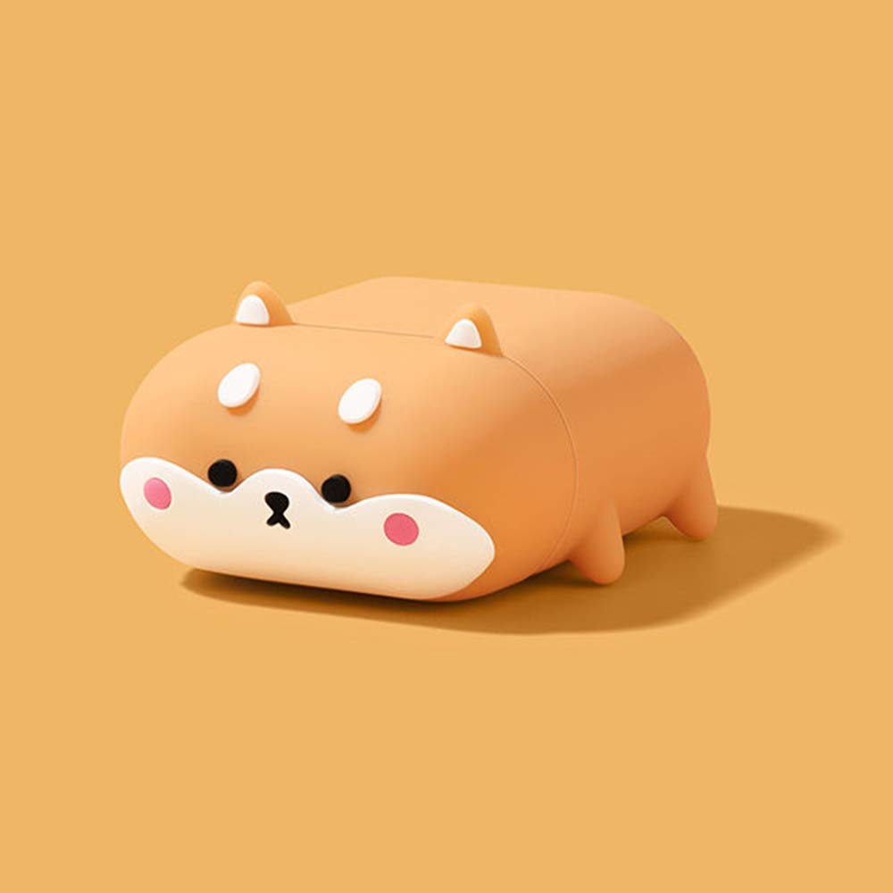 Compatible for Airpod Case 1&2 Coigi Dog, Cute Kawaii Cartoon 3D Silicone Fashion Protective Skin Cover for Airpod Case Shiba Inu, Funny Boys Girls Kids Teens Women Cases for Airpods 1/2 (Coigi)