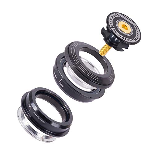 UKSAT Bike Headset,4444S Bicycle Headset Bearing Semi Integrated Straight Tube Fork Internal for Most Bike with 44mm Head Tube - Thumbnail 5