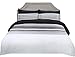 Utopia Bedding 3PC Duvet Cover Set 1 Duvet Cover with 2 Pillow Shams - Comforter Cover with Button Closure - Soft Brushed Microfiber - Shrinkage & Fade Resistant, Easy Care (Queen, Stripe)