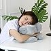 Restwave Nap Pillow, Innovative Travel Neck Pillow with Arm Rest, The Best Multi-use Neck Pillow | Desk Nap Pillow | Back Support Pillow for Perfect Comfort in Any Sitting Position, Natural Grey