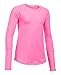 Under Armour Girls' UA ColdGear Infrared Exclusive Long Sleeve Youth Large Pink Punk