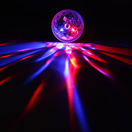 Disco Ball Light, niceEshop(TM) LED Stage Lamp Bulb, Rotating Sound Activated Strobe Lights for Disco Party/Bar /Club/ DJ Show /Wedding Ceremony Stage Effect Light with Remote Control - Thumbnail 5