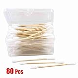 1 Pack Double Head Cotton Swab Buds w Storage Case