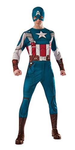 Rubie's Men's Marvel Universe Captain America Winter Soldier Retro Suit Costume